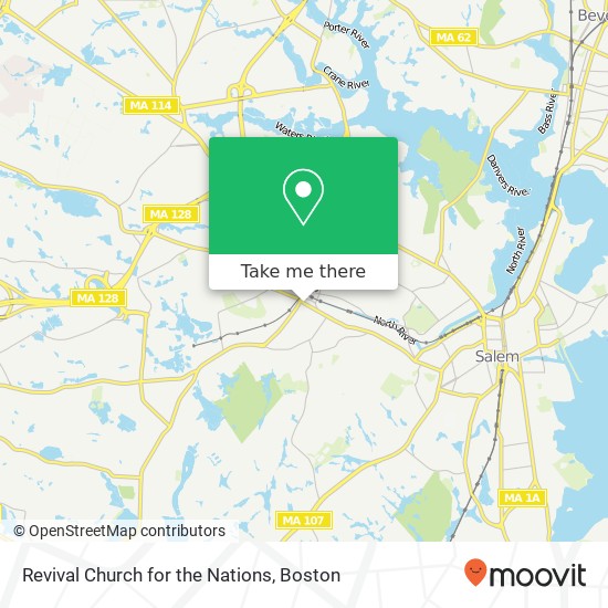 Revival Church for the Nations map