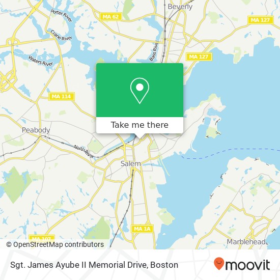 Mapa de Sgt. James Ayube II Memorial Drive