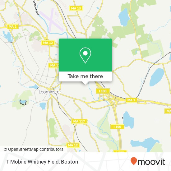 Mapa de T-Mobile Whitney Field