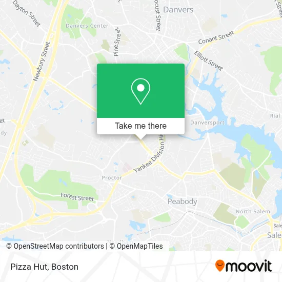 Pizza Hut map