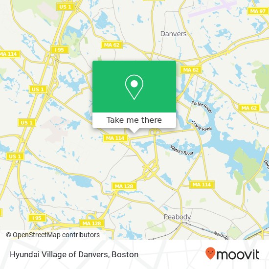 Mapa de Hyundai Village of Danvers