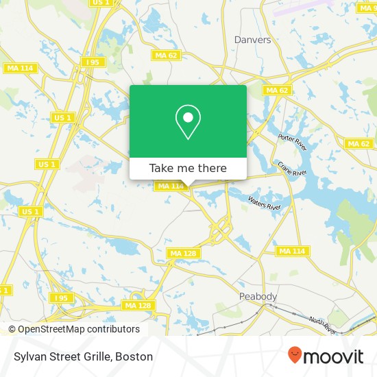 Sylvan Street Grille map