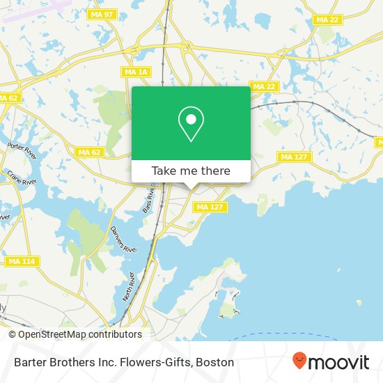 Barter Brothers Inc. Flowers-Gifts map