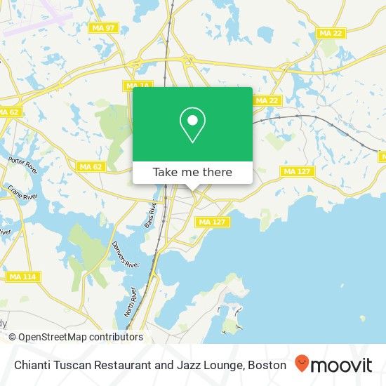 Mapa de Chianti Tuscan Restaurant and Jazz Lounge