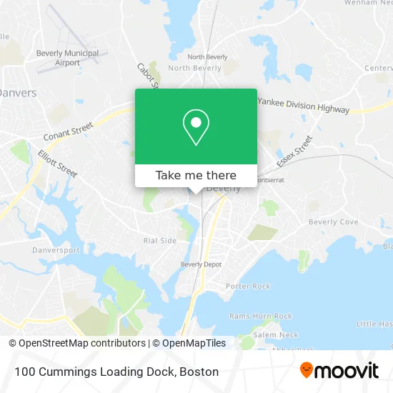 Mapa de 100 Cummings Loading Dock