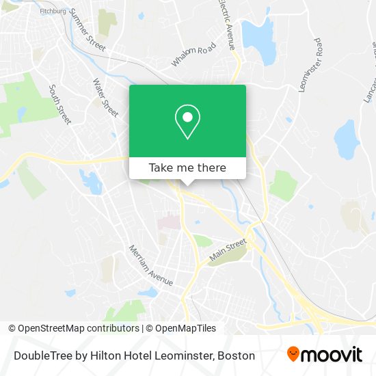 Mapa de DoubleTree by Hilton Hotel Leominster