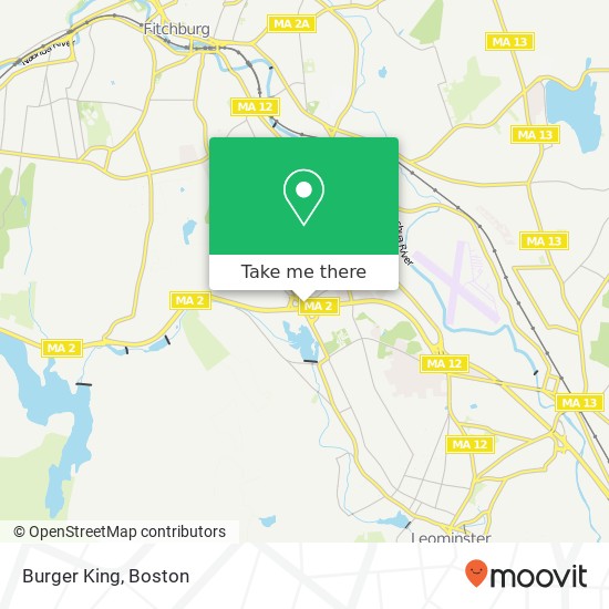 Burger King map