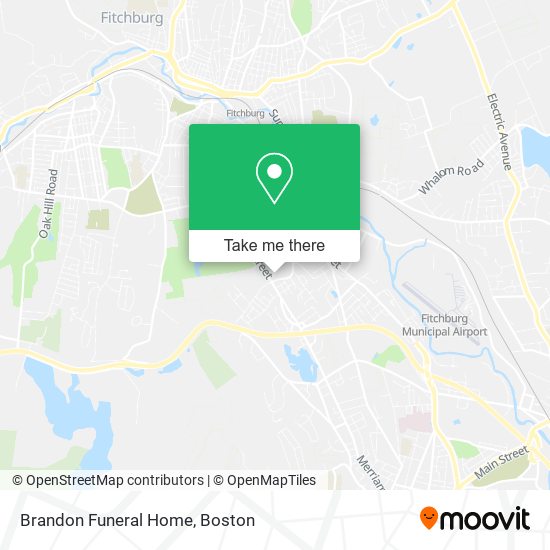 Brandon Funeral Home map