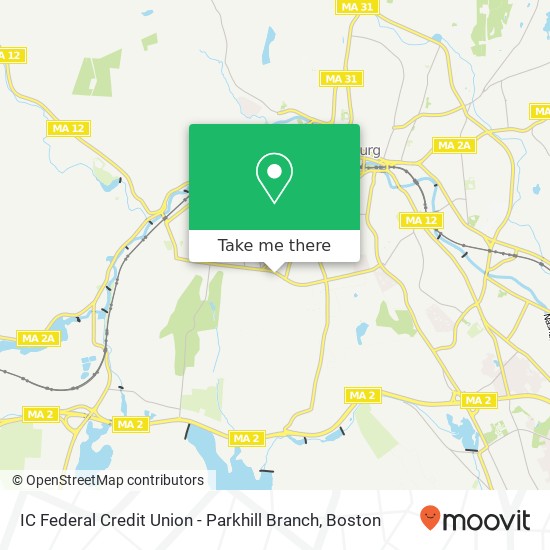 Mapa de IC Federal Credit Union - Parkhill Branch