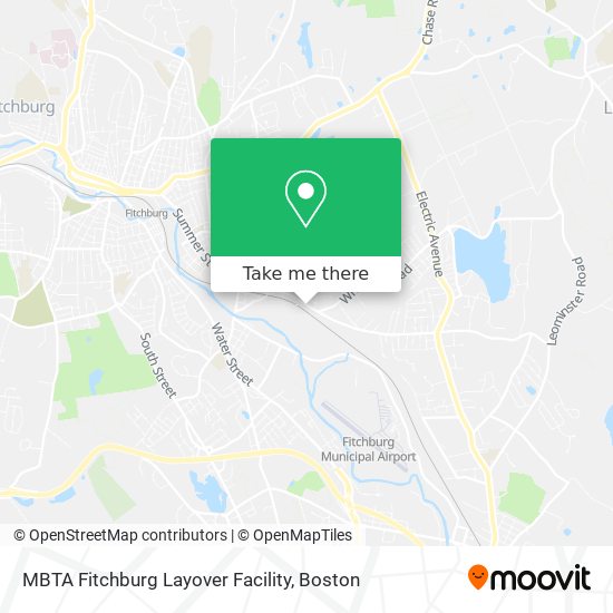 MBTA Fitchburg Layover Facility map