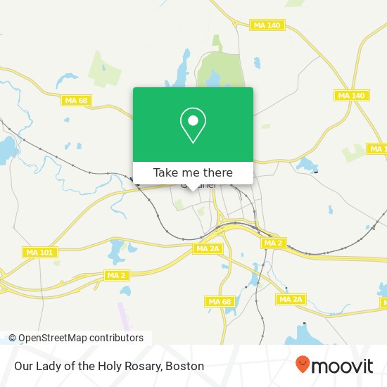 Our Lady of the Holy Rosary map