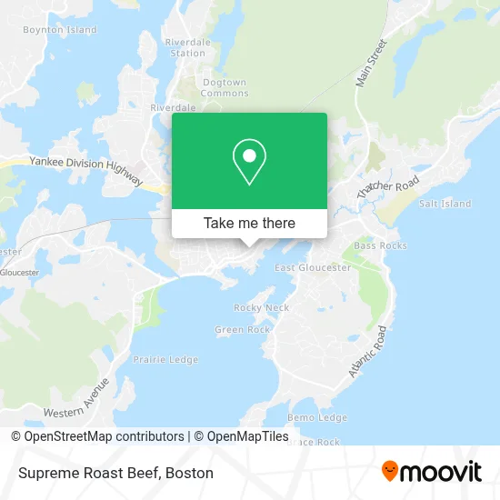 Supreme Roast Beef map