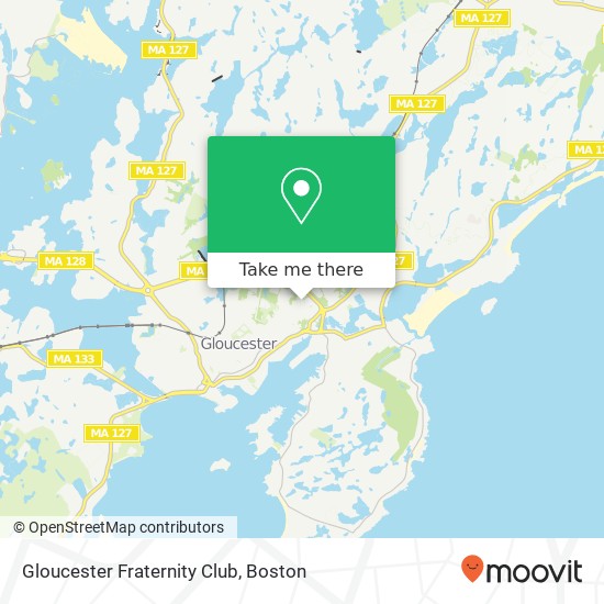 Gloucester Fraternity Club map