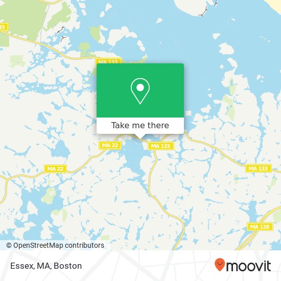 Essex, MA map