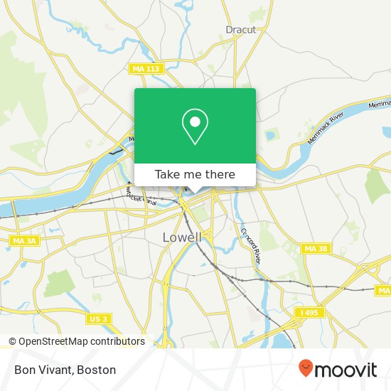 Bon Vivant map