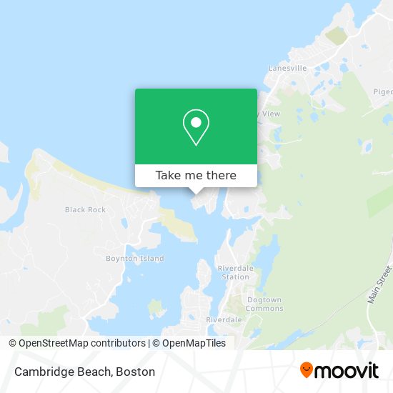 Mapa de Cambridge Beach