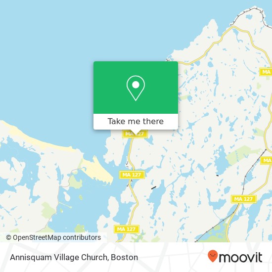 Mapa de Annisquam Village Church