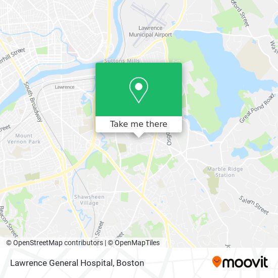 Mapa de Lawrence General Hospital