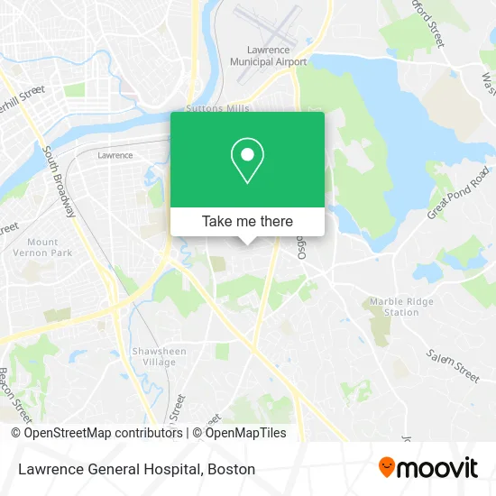 Lawrence General Hospital map