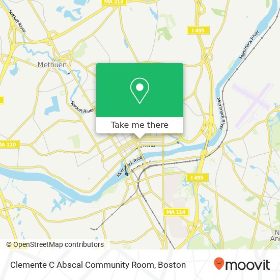 Clemente C Abscal Community Room map