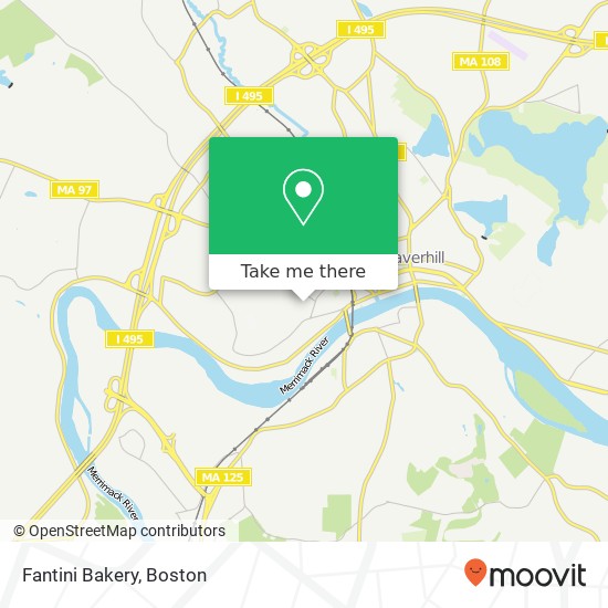 Mapa de Fantini Bakery