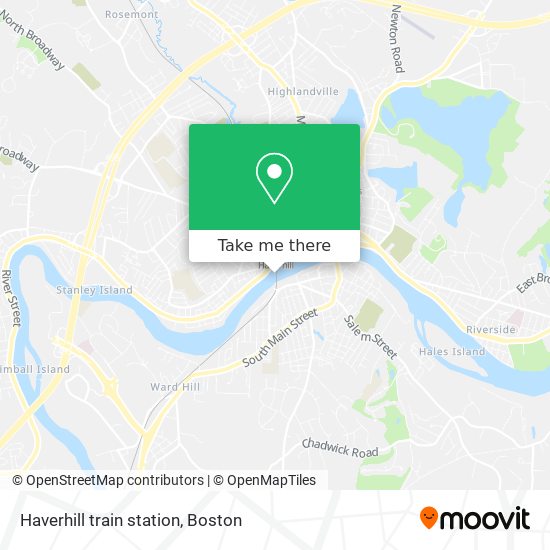Haverhill train station map