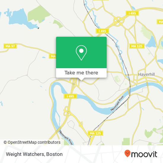 Mapa de Weight Watchers