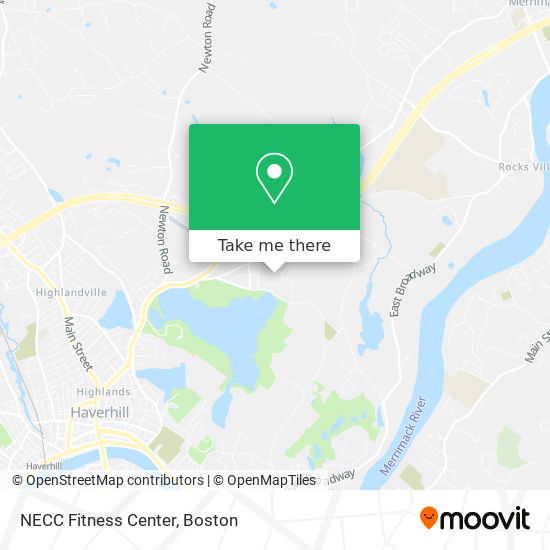 NECC Fitness Center map