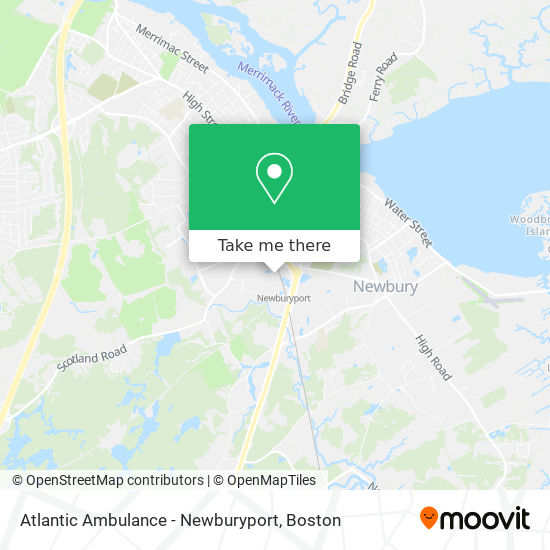 Mapa de Atlantic Ambulance - Newburyport
