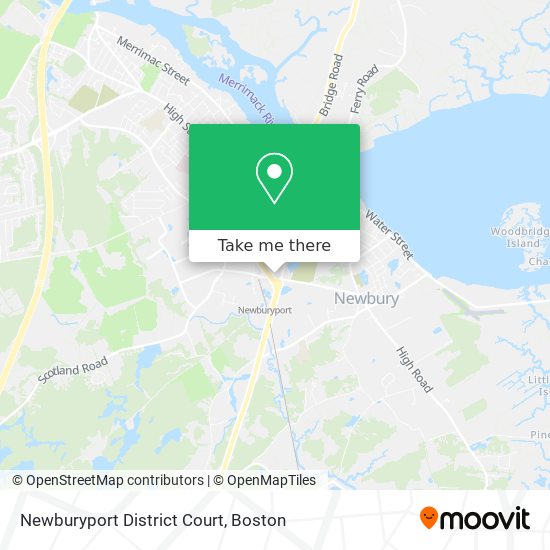 Newburyport District Court map
