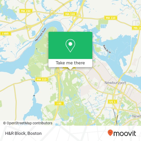 H&R Block map