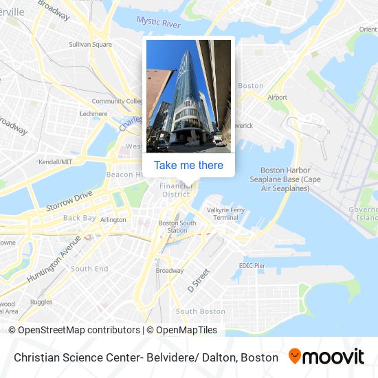 Christian Science Center- Belvidere/ Dalton map