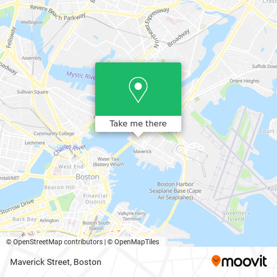 Maverick Street map