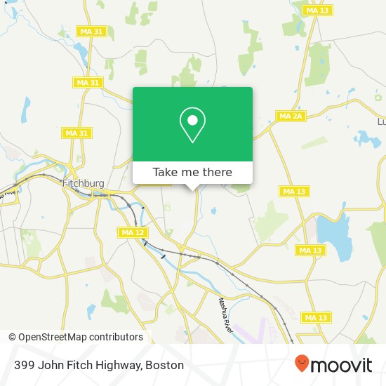 399 John Fitch Highway map