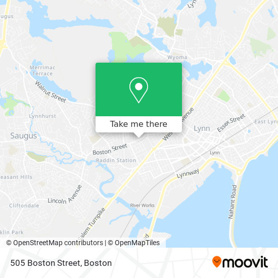 505 Boston Street map