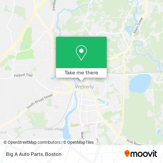 Mapa de Big A Auto Parts