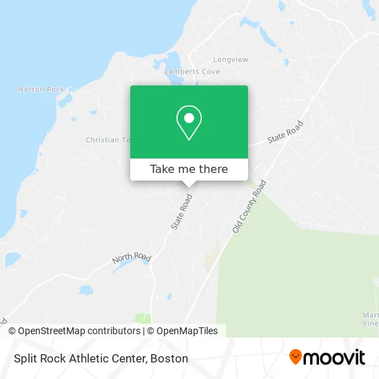 Split Rock Athletic Center map