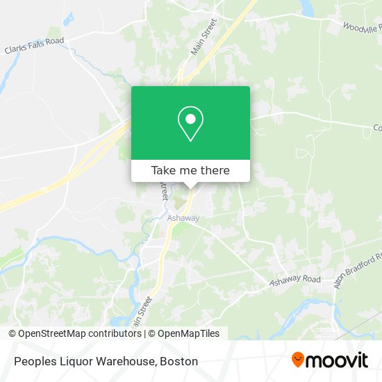 Mapa de Peoples Liquor Warehouse