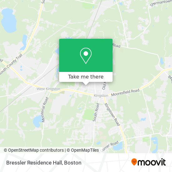 Bressler Residence Hall map