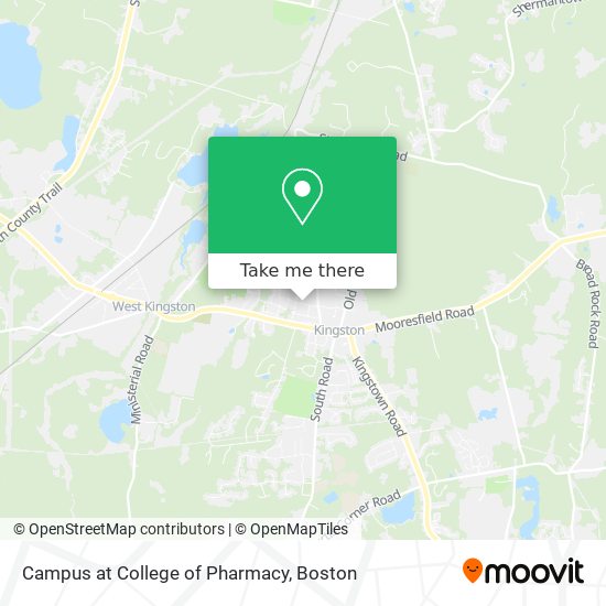Campus at College of Pharmacy map