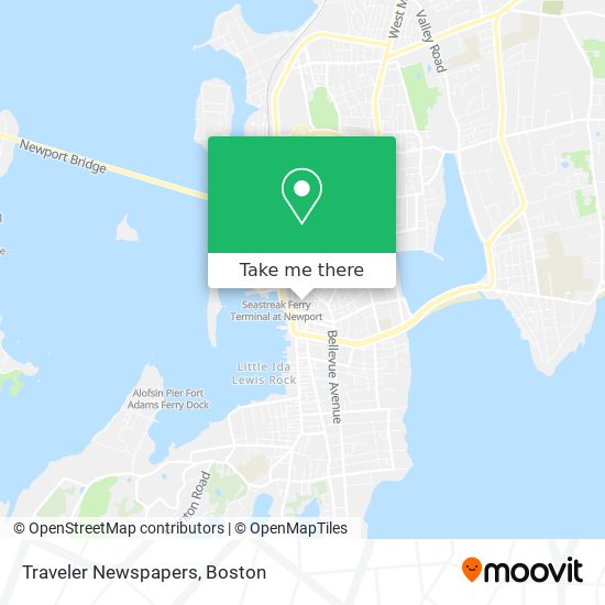 Traveler Newspapers map