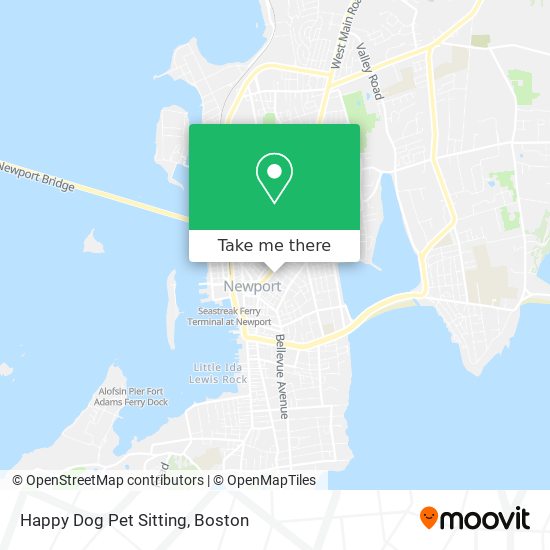 Happy Dog Pet Sitting map