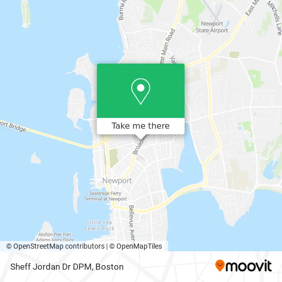 Sheff Jordan Dr DPM map