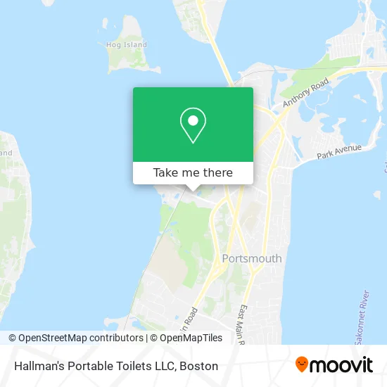 Hallman's Portable Toilets LLC map