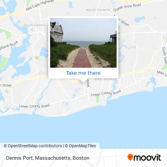 Dennis Port, Massachusetts map