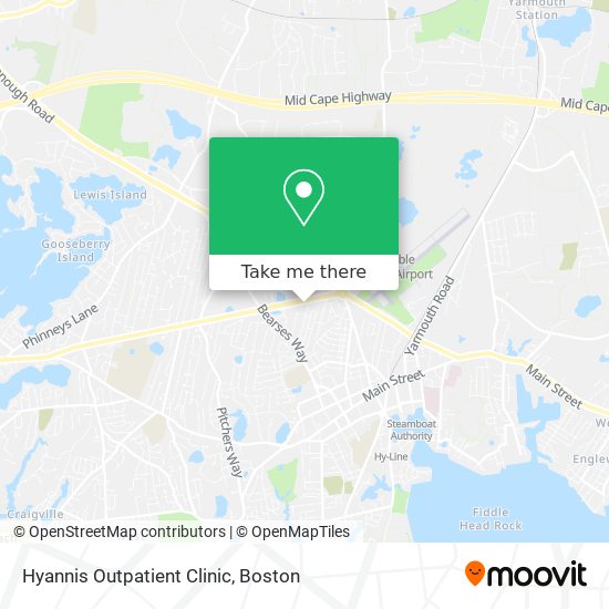 Mapa de Hyannis Outpatient Clinic