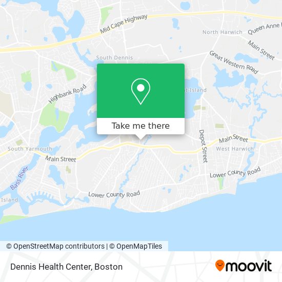 Dennis Health Center map