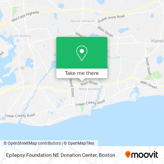 Epilepsy Foundation NE Donation Center map