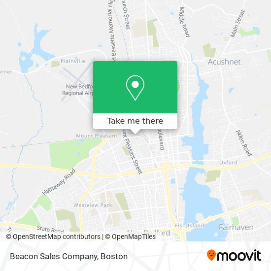 Beacon Sales Company map