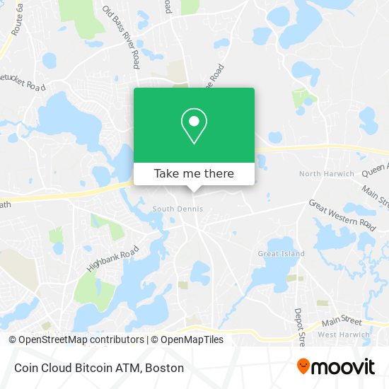 Coin Cloud Bitcoin ATM map